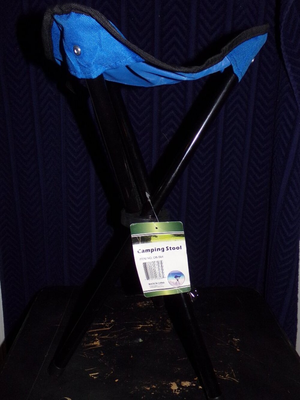 Travel Folding Camping Stool, 14" Folding Outdoor Tripod Seats, Portable Camping